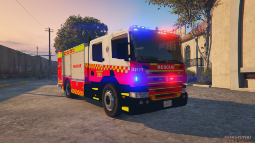 NSW Fire Rescue Scania Rescue Pumper - Vehicle Models - AusGamer Network